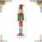 Glitzhome® 23.5"H Wooden Christmas Elf Dog Nutcracker